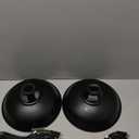 Plug in Pendant Light, Hanging Lamp with Black Barn Pendant Lighting with 14.76ft Cord On/Off Switch, Adjustable Pulley Hanging Pendant Lighting for Kitchen Bedroom Restaurant- Pack Of 2