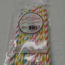 Paper Straws Jumbo Pack 75 Count, 1 EA Colorfull