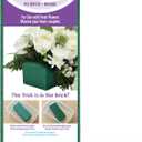 FloraCraft Floral Artesia WetFM Brick 2.8 Inch x 3.8 Inch x 8.8 Inch Green