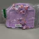 for iPad 10th Generation Case 10.9 inch 2022 for iPad A16 11th Generation Case 2025 Purple with 3D Dessert Ice-Cream Cart Design Shoulder Strap 360 & 180 Degree Kickstand Shockproof Protective Cover