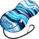 Snow Tube with Towable Tow Rope, UOLUUK 2 Persons Heavy Duty Inflatable Sled for Kids & Adults Premium Abrasion-Resistant Thickened Bottom Sledding for Outdoors