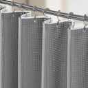  Extra Long Fabric Shower Curtain Liner Waterproof - 72" x 84", Soft & Lightweight XL Shower Curtain with Magnets, Machine Washable - 72x84