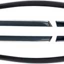 Shatterproof Out-Channel Window Deflectors for Honda CR-V (CRV) 2017-2022, Rain Guards, Window Visors for Cars, Vent Deflector, Car Accessories, 6 pcs (for CRV 17-22 6-Piece Chrome)