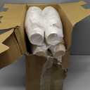 Qunclay 100 Pack 12 oz Double Wall Disposable Paper Coffee Cups with Lids, Insulated To Go Coffee Cup, Hot Drinking Cups for Daily use