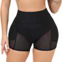 Women's Hip Pads Shapewear Padded Underwear Shaping Thigh Shorts Dip Enhancer Butt Lifter (0-2)