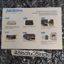 Orthopedic Dog Bed for Extra Large Dogs - Extra Thick Supportive Dog Couch Bed, Pet Beds Sofa with Waterproof Washable Cover & Non-Slip Bottom, Brown, 48x35 Inch