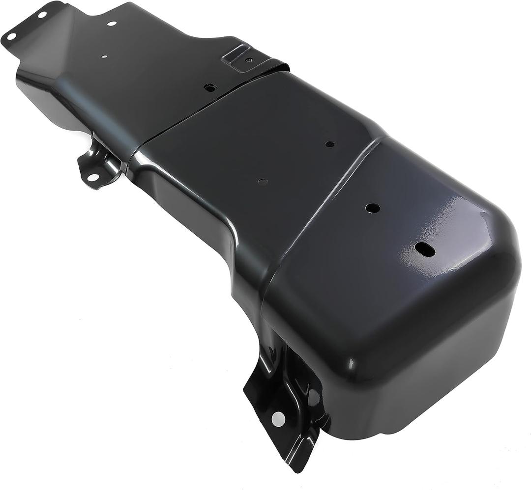 ECOTRIC Fuel Tank Skid Plate Compatible with 2007-2018 Jeep Wrangler JK 2-Door Black Replacement for 52059743AJ Gas Tank Guard Protective Cover Heavy Duty Steel