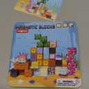 49PCS Mini Magnetic Blocks Ocean Theme  Sea Life STEM Building Cubes, Educational Magnet Toy with Iron Box, Creative & Safe Travel Gift for Kids Ages 38, Boys & Girls