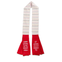 DII Christmas Kitchen Décor, Holiday Cooking & Baking Accessories Machine Washable Cotton, Towel Scarf, 4x70, Dashing Through The Dough