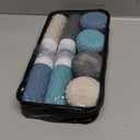 Silicone Travel Bottles for Toiletries 8 Pack Travel Size Toiletries 3.4 oz 1.7 oz, Leakproof Squeeze Travel Size Containers Refillable Cosmetic Jars Set for Shampoo, Conditioner, Creams (Blue/Deep Blue/Grey/Deep Grey)