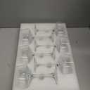 Martini Glasses Set of 6, 8 oz Premium Crystal Coupe Glasses, Hand Blown Champagne Drinkware with 6 Cocktail Picks, Clear Cocktail Glasses for Bar, Parties, Martinis, Margaritas