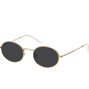 Small Retro Oval Sunglasses for Women Men Trendy Metal Sun Glasses Classic Shades FZN903