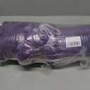 NEWCOSPLAY Super Soft Twin Blanket Purple Premium Silky Flannel Fleece 3D Ribbed Jacquard Lightweight Bed Blanket All Season Use (Purple Ribbed, Twin(60"x80"))