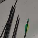 14 Pack 30" Archery Carbon Arrows,Practice Hunting Arrow with Removable Tips Shaft Spine 500 Suitable for Recurve Bows