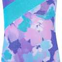 HOZIY Leotards for Girls Gymnastics Kids Children Biketard Snowflake Ribbon Blue Purple Hot Pink Sparkle 160