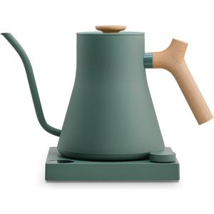 Fellow Stagg EKG Pro Electric Gooseneck Kettle - Pour-Over Coffee and Tea, Quick Heating, Precise Temperature Control, Scheduling, Built-in Brew Timer, Smoke Green with Maple Wood Handle, 0.9 Liter Fellow Stagg EKG Pro Electric Gooseneck Kettle - Pour-Over Coffee and Tea, Quick Heating, Precise Temperature Control, Scheduling, Built-in Brew Timer, Smoke Green with Maple Wood Handle, 0.9 Liter