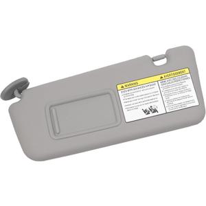 Dasbecan Left Driver Side Sun Visor Compatible with Toyota RAV4 2004 2005 Replace 74320-42420-B0 SunvisorGray