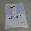 ZESICA Women's Lace Short Sleeve Fitted Tops 2026 Summer Crewneck Casual Basic Tees Tops Going Out Fashion Outfits (Blue, S)