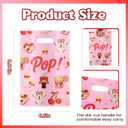 2 x Tintinwiwigo 30PCS - Shes Ready to Pop Baby Shower Decorations Gift Bags,Ready to Pop Baby Shower Decorations,Baby-Shower Gift-Bags,Gift Bags with Handles,Double-Sided Pattern