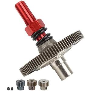 91T Slipper Gear Set, Aluminum Alloy Hardened Steel Differential Slipper Gear Upgrade Parts for Arrma Senton 1/10 for Granite RC Cars (Red) Arrma Senton Upgrades Arrma Senton Upgrades