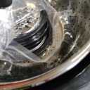 E-far Colander with Mixing Bowl Set, 4-1 Stainless Steel Colander Strainers Bowl with Graters for Kitchen, Rotatable Food Strainer Bowl for Rinsing Fruits Vegetables/Draining Pasta - Black