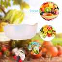 Glass Nail Soaking Bowl, Nail Polish Remover Bowl Finger Soaking Spa Bowl, Nail Art Remover Soak Soaker Treatment Tools for Fingernail Toenail Caring Polish Removal (Multi-colored)