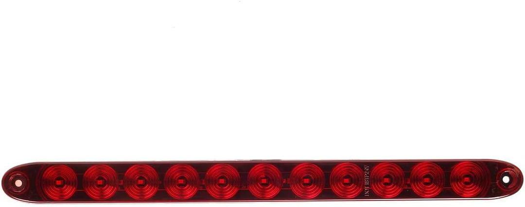 Partsam 1PC Red 15" 11 LED Light Bar Stop Turn Tail 3rd Brake Light Truck Trailer Identification ID Bar Waterproof DOT Compliant
