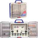 WORKPRO 476PCS Rotary Tool Accessories Kit, Rotary Tool Bits for Easy Cutting, Sanding, Grinding, Carving, Polishing, Drilling and Engraving