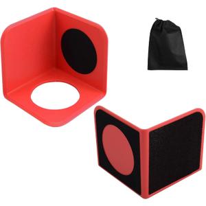 RULLINE Red Trunk Organizer Blocks with Storage Bag  Car Cargo Organizer, adjustable Dividers, Dual Grip Pads, Hook-and-Loop Press Fixing  Fits SUV/Sedan/Truck  Foldable