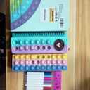 Pop Fidget Erasable Doodle Book,Pop Bubble Fidget Sensory Drawing Book with 12 Watercolor Pens,Car Ride Airplane Activities for Girls Boys Ages 3,4,5,6 (Silicone, Multi Bear)