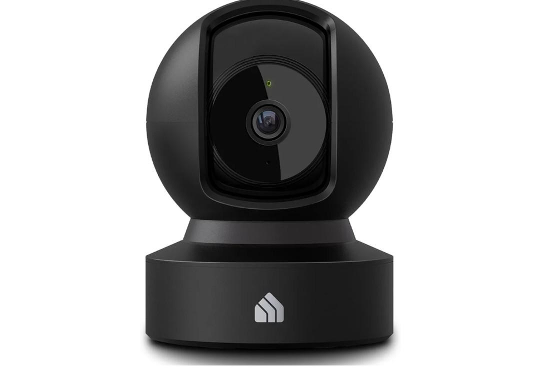 Kasa 1080p Indoor Pan/Tilt Wired Security Camera - Works as a Baby & Pet Monitor, Motion Detection & Tracking, 2-Way Audio, Night Vision, Subscription-Free Local Storage or Optional Cloud, EC71