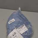 WDIRARA Women's Strapless Layered Ruffle Denim Dress Bandeau Slim Fit Mini Dresses, Blue, S