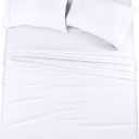 Utopia Bedding Full Sheet Set  4 Piece Bed Sheets for Full Size Bed, Soft and Breathable Microfiber, Includes 1 Fitted Sheet, 1 Flat Sheet and 2 Pillowcases (White)
