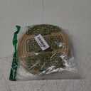 4 PCS Plant Coasters 4 & 7 Inch Woven Plant Saucer Coaster for Gardening Indoor and Outdoor Pots (Khaki)