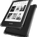 Clear Case for Fire HD 10 Tablet (5th/7th/9th Generation, 2015/2017/2019 Release), Techcircle Soft TPU Skin Transparent Back Corners Bumper Protective Cover Anti-Scratch Shock Proof Lightweight Shell