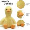 Plush Duck Stuffed Animal - Ultra Soft & Huggable, 18 Inch Cuddly Duck Buddy for Boys & Girls, for Birthday/Christmas/Valentine‘s Day (Yellow)