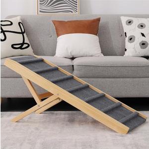 Large Dog Pet Ramp Stairs for Bed Couch Car Truck SUV,Dog Pet Ramp for Small Large Dogs Pets to Get on High Bed Truck Couch Sofa
