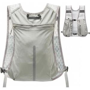 Hiking Backpack Ultralight Packable Daypack for Women & Men, Breathable 3D Ventilated Backpack with Multiple Pockets, Foldable Travel Day Bag for Outdoor Walking, Camping & CommuteGray,Medium