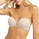 Maidenform Women's DreamWire Multi-Way Underwire Bra, Strapless 6-Way Convertible Bra (Beige) 36B