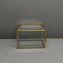 HighFree Glass Wedding Card Box with Lock, Gold Clear Card Box, Decorative Gift Card Box for Baby Shower, Birthday Party, Bridal Shower (Clear, Large)