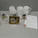 3-Light Bathroom Light Fixtures, Brushed Gold Vanity Light with Milky White Shades, Bathroom Lighting Fixtures Over Mirror, Modern Bathroom Wall Lamp for Mirror Living Room Cabinet Bedroom