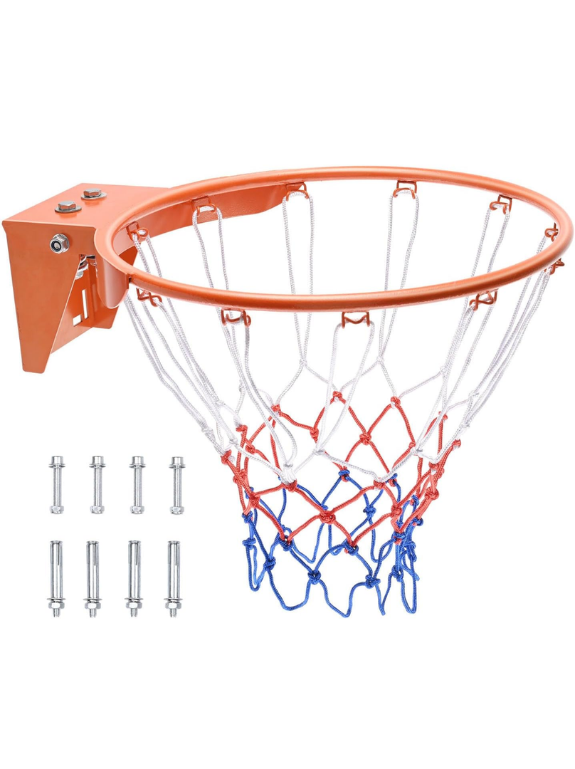 VEVOR Basketball Hoop, Adjustable Height Portable Backboard Court, Basketball Goal, Mobile Stand with Wheels Weighted Base, Youth&Adults, Outdoor/Indoor