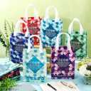 Sweetude 36 Pcs Team Appreciation Nonwoven Gift Bags with Handle Bulk 10" x 8" x 4" Reusable Tote Wrapping Bags for Coworker Team Employee Staff Party Supplies Decor