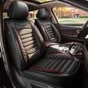 Seat Covers for Volkswagen Tiguan 2009-2026 2027 Full Set 5 Seats Leather