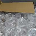 20Pcs Acrylic Martini Glasses, 10oz Shatterproof Plastic Champagne Tower, Unbreakable Ribbed Coupe Glasses, Art Deco Stem Cocktail Glassware Set, Manhattan Goblet for Wedding Birthday Party