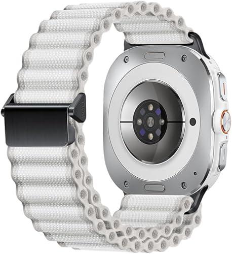 EANWireless for Galaxy Watch 7 Ultra Band 47mm,Off-road Nylon Fabric Strap Women Men Replacement Accessory Compatible for Samsung Galaxy Watch Ultra Trail Band, Pack Of 2