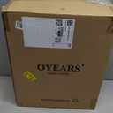 OYEARS 26.5" Table Lamps Set of 2 - Bedside Lamp with USB A+C Charging Ports,Rustic,Perfect for Nightstands and Bedrooms,Black