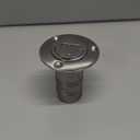 1-1/2"(38mm) Boat Gas/Fuel Deck Fill/Filler with Keyless Cap1.5inch Stainless Steel Deck Filler Marine Hardware for Boat, Yacht, Caravan, Mirror- Polished Head