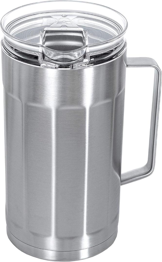 XPAC 84-Ounce (2.5L) Sweat-Free Beverage/Water Pitcher with Lid, Stainless Steel, Vacuum Insulated, Keeps Drinks Cold For Hours