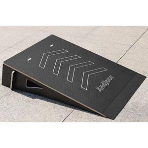 Kids Jumping Ramp for Skateboard, Bike, Scooter, BMX, RC Car and Dirt Bike, 34.37 in, Black